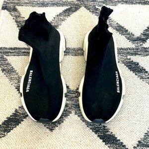 Balenciaga Speedy knit and rubber pull on sneakers